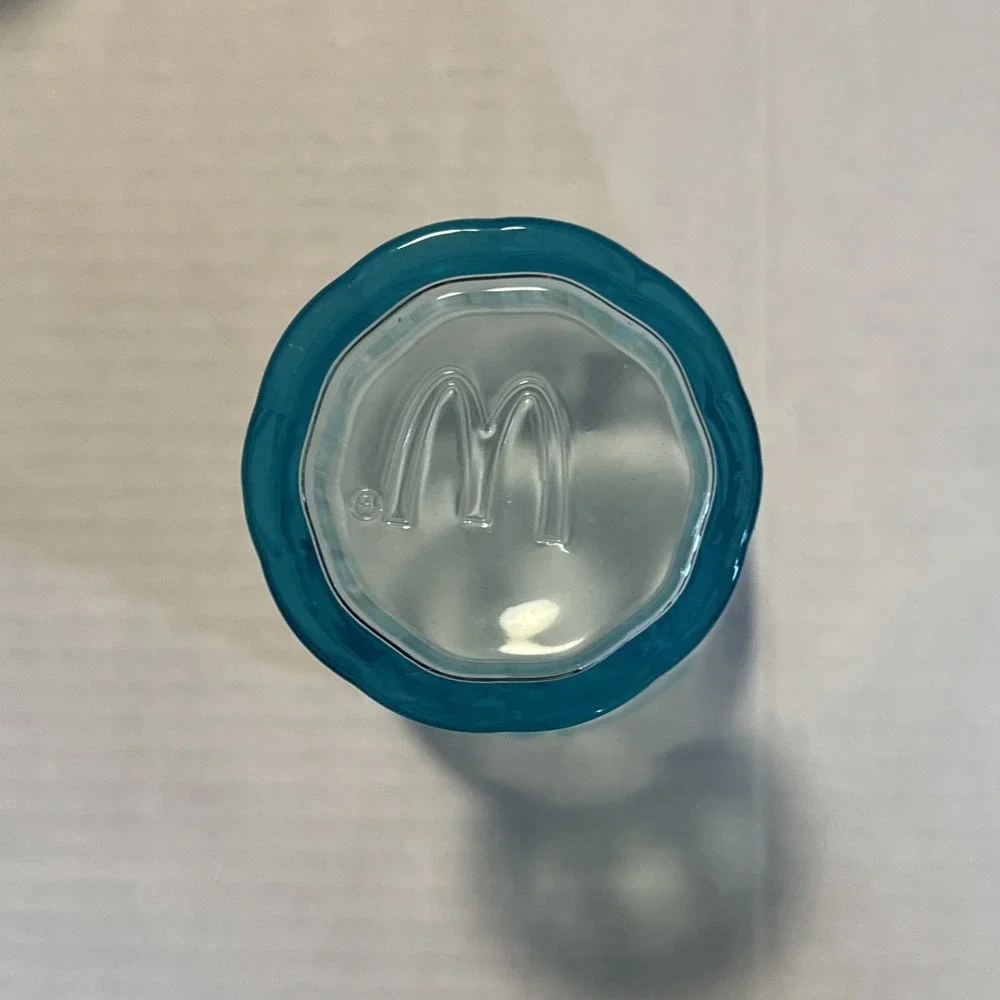 Vintage McDonalds Coca-Cola Tumblers SET 3 Light Blue 6